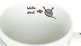 Sheepworld 45135 Tasse mit Spruch Ohne Oma ist alles doof, Porzellan, Geschenk Oma, 45 cl - 5