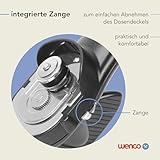 wenco premium Sicherheitsdosenöffner, Für Rechts- und Linkshänder, Länge: 17 cm, Kunststoff/Rostfreier Edelstahl, Schwarz - 5