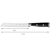 WMF Grand Class Brotmesser Wellenschliff 33 cm, Made in Germany, Brötchenmesser, Messer geschmiedet, Performance Cut, Spezialklingenstahl, Klinge 19 cm - 3