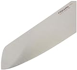 Fiskars Santoku-Messer, Gesamtlänge: 28 cm, Qualitätsstahl/Holz, Braun, Norr, 1016474 - 3
