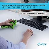 Azeron Compact Gaming Keypad – Programmierbare Gaming-Tastatur für PC-Gaming – 3D-gedruckte Tastatur mit Analogem Daumenstick und 24 programmierbaren Tasten für Linkshänder (Galaxy Purple) - 2