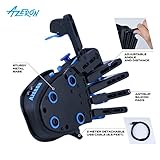 Azeron Compact Gaming Keypad – Programmierbare Gaming-Tastatur für PC-Gaming – 3D-gedruckte Tastatur mit Analogem Daumenstick und 24 programmierbaren Tasten für Linkshänder (Galaxy Purple) - 4