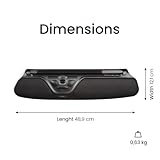 Contour RollerMouse Free3 Wireless | Ergonomische Maus mit Handauflage | Für Rechts- & Linkshänder| Leichte, Flache, kabellose Maus | 9 Tasten | 2800 DPI | Für Windows & Mac - 2