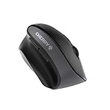 CHERRY MW 4500 LEFT, kabellose Maus, ergonomische Linkshändermaus im 45° Design, 6 Tasten und Scrollrad, präziser Sensor mit 3-stufig regelbarer Auflösung, schwarz - 4