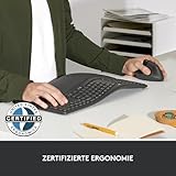 Logitech Lift for Business Left, vertikale ergonomische Maus – für Linkshänder, kabellos, Bluetooth oder gesicherter Logi Bolt USB, leise Klicks, Windows/Mac/Chrome/Linux – Grafit, Small, 910-006495 - 6