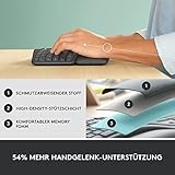 Logitech Ergo K860 Geteilte kabellose Tastatur, Handgelenkauflage, Lift Maus vertikal ergonomisch, Linkshänder, Bluetooth, USB-Empfänger, leise, Windows/macOS/iPadOS, Notebook, PC, QWERTZ DEU - Grau - 3
