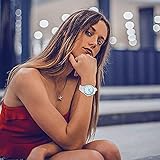 JSDDE Uhren Damenuhr Armanduhr Candy Farbe Silikonband Sportuhr Lässig Analog Quarzuhr Watchs für Frauen Mädchen Jungen (Weiß) - 2