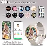Blackview Smartwatch Damen, 1.09 Zoll Fitnessuhr Smart Watch Fitness Armbanduhr mit Pulsmesser Schlafmonitor SpO2, Schrittzähler Uhr Sportuhr Stoppuhr Aktivitätstracker für Android iOS(Grau) - 2