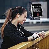 Hama Smartwatch 4900, wasserdicht (Fitnesstracker für Herzfrequenz/Kalorien, Sportuhr mit Schrittzähler, Schlafmonitor, Musiksteuerung, Fitness Armband Damen/Herren, 6 Tage Akkulaufzeit) Blau - 3