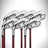 Golfschläger-Set, Herren-golfset für Linkshänder, Enthält 3 Hölzer, 7 Eisen, 1 Putter, 1 Tasche - 7