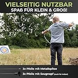 BOWRILLA® Pfeil und Bogen Kinder Set | Einsteiger Sportbogen mit 6 Pfeilen, Ideal für Kinder und Jugendliche 8 bis 15 Jahre | 3-teiliger Take-Down Recurvebogen für Rechts- und Linkshänder - 7