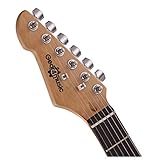 LA Linkshänder E-Gitarre + Verstärker Paket schwarz - 2