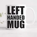 Linkshänder Becher lustig novely Geschenk Tasse Keramik Geschenk Humor - 2