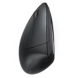 CSL – optische Wireless (kabellos/Funk) Maus / vertikale Ausführung (Linkshänder) | ergonomisches Design – Vorbeugung gegen Mausarm/Tennisarm (RSI Syndrom) – besonders armschonend | 6 Tasten | nur für Linkshänder - 4