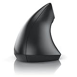 CSL – optische Linkshänder Maus Vertikal / kabelgebundene Ausführung (Linkshänder) | ergonomisches Design – Vorbeugung gegen Mausarm/Tennisarm (RSI-Syndrom) – besonders armschonend | 6 Tasten | für Linkshänder - 2