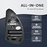 Perixx PERIMICE-713 L Vertikale Ergonomische Maus – Für Linkshänder- Kabellose 2.4GHz – 800/1200/1600 DPI – Empfohlen bei RSI, Mausarm, Tennisarm - 6