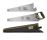 Stanley FatMax Pro Instantchange Sägen Set (unbeschichtet, feine und grobe Zahnung, 450-500 mm Länge) 4 Stück, 0-20-236 - 4