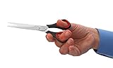 Wedo 976651 Universalschere (Linkshänder, rostfreier Edelstahl, spitz, Kunststoff Softgriffe 16 cm) schwarz/rot - 5