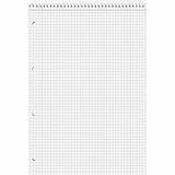 5 x Brunnen Kollegblock Linkshänder A4 kariert Lineatur 28 80 Blatt mit Rand rot - 2