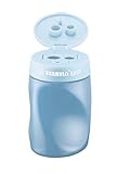 Ergonomischer Dosen-Spitzer für Linkshänder - STABILO EASYsharpener - 3 in 1 - blau - 2
