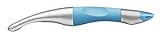 Ergonomischer Tintenroller für Linkshänder - STABILO EASYoriginal metallic in neonblau - Einzelstift - Schreibfarbe blau (löschbar) - inklusive Patrone - 4