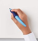 Ergonomischer Tintenroller für Linkshänder – STABILO EASYoriginal in limone/grün – Einzelstift – Schreibfarbe blau (löschbar) – inklusive Patrone - 5