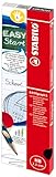 Schmaler Dreikant-Bleistift für Linkshänder – STABILO EASYgraph S in petrol – 6er Pack – Härtegrad HB - 12