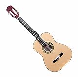 Classic Cantabile Acoustic Series AS-851-L Klassikgitarre 3/4 für Linkshänder (Kinder, Schüler, Einsteiger, 6 Saiten, Konzertgitarre, Akustikgitarre) natur
