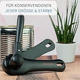 Westmark Sicherheitdosenöffner, Länge: 17,5 cm, Kunststoff/Edelstahl, Klu 2, Schwarz, 10382260 - 8