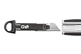 Wedo 78820 Safety Cutter (aus Metall auch für Linkshänder) schwarz/silber - 4