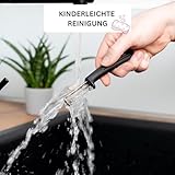 Westmark 28032270 Sparschäler Gentle für Linkshänder, PP/Edelstahl, schwarz / silber, 16,5 x 3,7 x 1,8 cm - 7