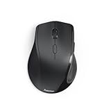 Hama Maus kabellos für Linkshänder ergonomisch (Linkshänder-Maus ohne Kabel, Wireless Funkmaus, USB Empfänger, vertikal, 800-1600 dpi, 3 Tasten inkl. Browser-Tasten, 2,4 GHz) schwarz - 3