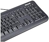 Microsoft Wired Keyboard 600 (Tastatur kabelgebunden, schwarz, deutsches QWERTZ Tastaturlayout) - 4