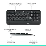 Logitech MK540 Advanced Kabelloses Tastatur-Maus-Set, 2.4 GHz Wireless Verbindung via Unifying USB-Empfänger, 3-Jahre Akkulaufzeit, Für Windows und ChromeOS PCs/Laptops, Deutsches QWERTZ-Layout - 7