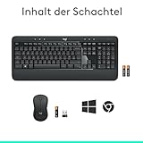 Logitech MK540 Advanced Kabelloses Tastatur-Maus-Set, 2.4 GHz Wireless Verbindung via Unifying USB-Empfänger, 3-Jahre Akkulaufzeit, Für Windows und ChromeOS PCs/Laptops, Deutsches QWERTZ-Layout - 5