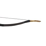 MILAEM Traditioneller handgemachter Recurve Bogen 25-55lbs Langbogen Bogenschießen Jagd Horsebow Outdoor Sport Wettbewerb Trainingsspiel Linkshänder und Rechtshänder (Braun, 50lbs) - 7
