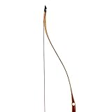HYCy Adult Archery 54 '' Traditionelles Holz Langbogen Outdoor Jagd EIN Stück Recurve Bogen Rechts- / Linkshänder 30-50lbs - 3