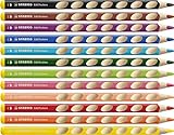 Ergonomischer Buntstift – STABILO EASYcolors – 12er Pack mit Spitzer – mit 12 verschiedenen Farben – für Linkshänder - 10