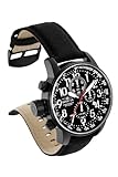 Invicta 1517 I-Force Herren Uhr Edelstahl Quarz schwarzen Zifferblat - 2