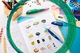 Ergonomischer Schulfüller für Linkshänder mit Anfänger-Feder A – STABILO EASYbirdy in mitternachtsblau/azur – Einzelstift – inklusive Patrone und Einstellwerkzeug – Schreibfarbe blau (löschbar) - 7