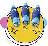 Ergonomischer Schulfüller für Linkshänder mit Anfänger-Feder A - STABILO EASYbirdy in mitternachtsblau/azur - Einzelstift - inklusive Patrone und Einstellwerkzeug - Schreibfarbe blau (löschbar) - 9