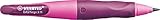 Ergonomischer Druck-Bleistift für Linkshänder – STABILO EASYergo 3.15 in pink/lila – inklusive 1 dicken Mine – Härtegrad HB & Spitzer - 2