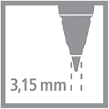 Ergonomischer Druck-Bleistift für Linkshänder – STABILO EASYergo 3.15 in pink/lila – inklusive 1 dicken Mine – Härtegrad HB & Spitzer - 11