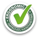 Ergonomischer Druck-Bleistift für Linkshänder – STABILO EASYergo 3.15 in pink/lila – inklusive 1 dicken Mine – Härtegrad HB & Spitzer - 9