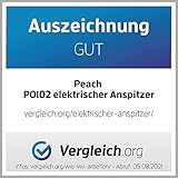 Peach PO102 elektrischer universal Anspitzer | inkl. Ersatzteile | für alle Bleistifte, Buntstifte, Eyeliner und Wachsmalstifte | Doppelspitzer für Stifte von 6-8 mm und 9-12 mm | pink - 3