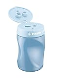 Dosen-Spitzer – STABILO EASYsharpener – 3 in 1 – blau – für Linkshänder - 3