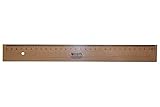 Linkshänder Holz-Lineal Set / bestehend aus 2 Linealen / Länge: 17cm + 30cm - 3
