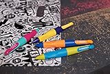Ergonomischer Druck-Bleistift für Linkshänder - STABILO EASYergo 1.4 in türkis/neonpink - inklusive 3 dünner Mine - Härtegrad HB - 5