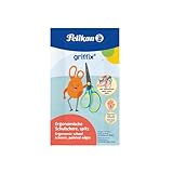 Pelikan 820592 griffix Schulschere spitz, für Linkshänder, NeonFreshBlue, 1 Stück - 6