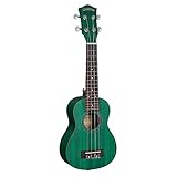 CASCHA Sopran Linkshänder Ukulele Aquamarine Mahagoni I Starter Kit 3 farbige Plektren Tasche Gigbag I Premium I Kleine Hawaii Gitarre für Anfänger Fortgeschrittene - 3